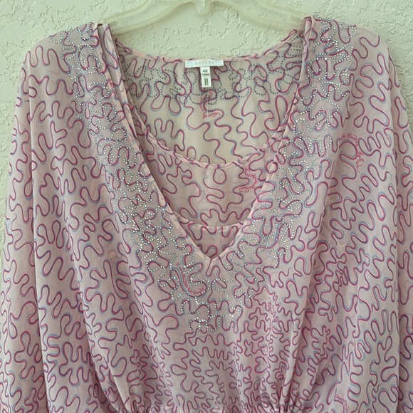 ESCADA blouse swarovski crystals size 42 - Picture 3 of 10